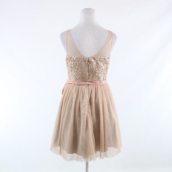 June & Ivy orange A-line dress S - Picture 7 of 8